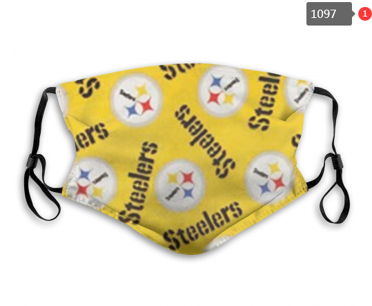 NFL Pittsburgh Steelers #21 Dust mask with filter->nfl dust mask->Sports Accessory